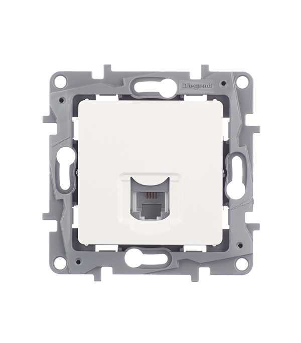 ������ ������ ������� ���������� Legrand Etika ������������ ����� RJ11 (672240)   ����