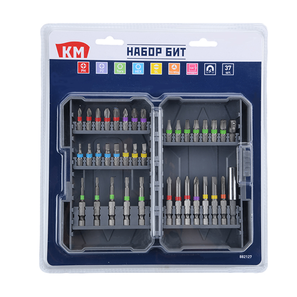 ������ ������ ����� ��� �� (882127) PH/PZ/SL/TORX/HEX/Tri-Wing 25/50 �� � ��������� ���������� (37 ��.)   ����