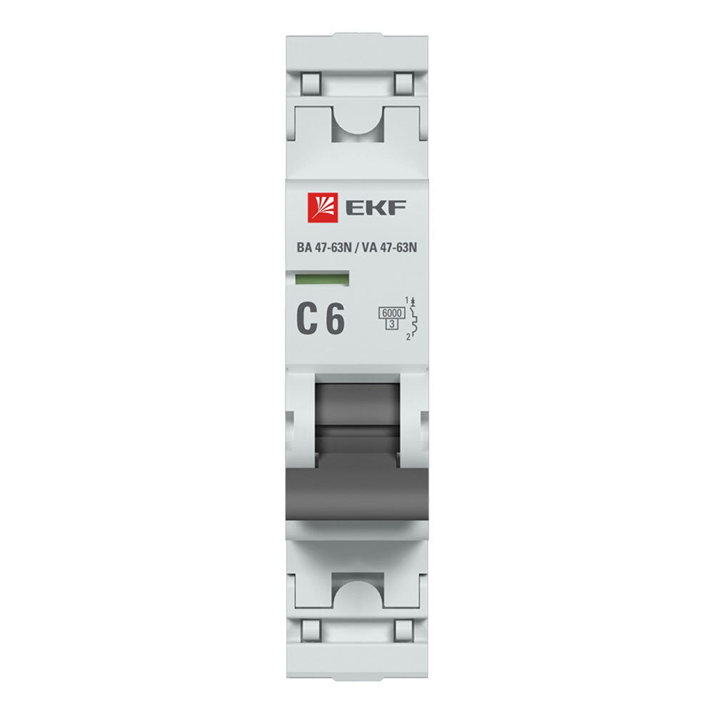 ������ ������ �������������� ����������� ��������� EKF PROxima �� 47-63N 1P 6� ��� C 6 �� 230 � (M636106C)   ����