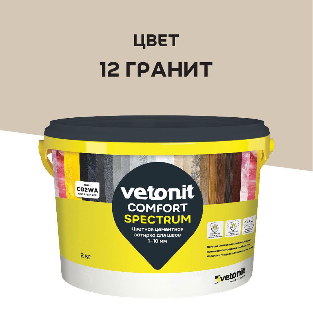 ������ ������ ������� ��������� Vetonit Comfort Spectrum 12 ������ 2 ��   ����