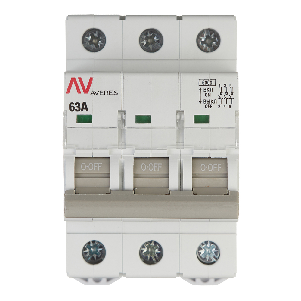 ������ ������ ����������� �������� EKF Averes AVN 3 63� 400 � �� DIN-����� (avn-3-63-av)   ����