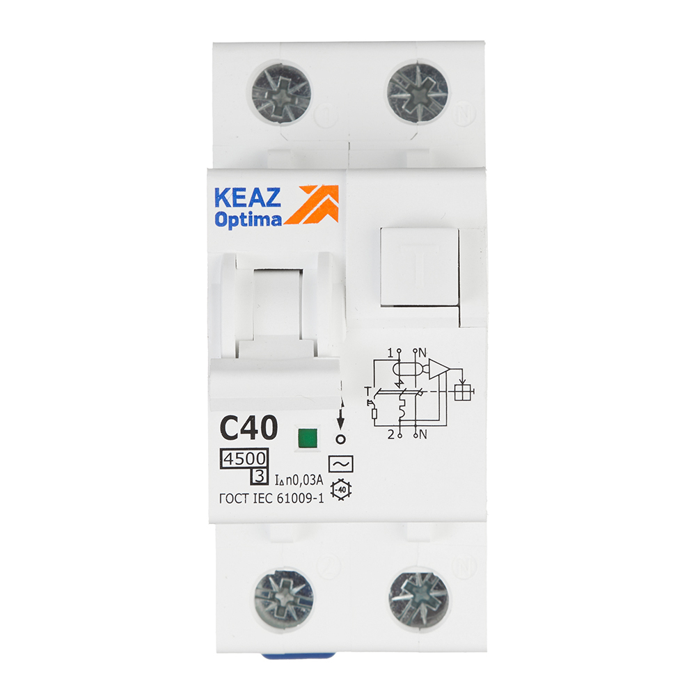 ������ ������ ������� ���������������� ���� OptiDin D63 40� 1P+N ��� AC 30 �� 4,5 �� (328102)   ����