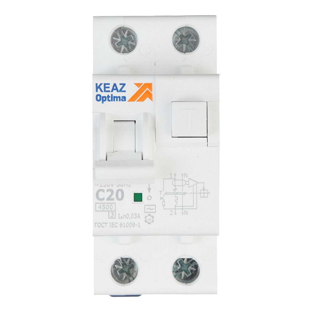 ������ ������ ������� ���������������� ���� OptiDin D63 20� 1P+N ��� AC 30 �� 4,5 �� (328099)   ����