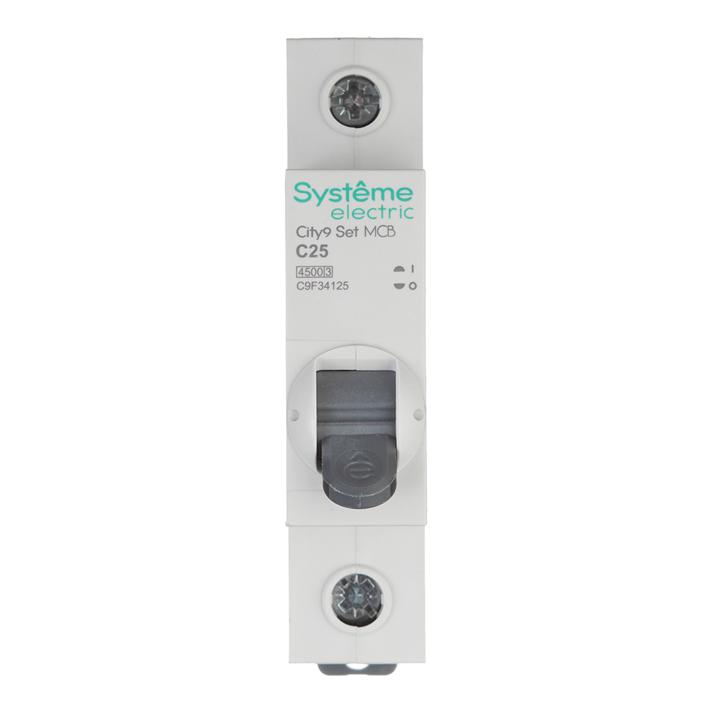 ������ ������ �������������� ����������� ��������� Systeme Electric City9 Set 1P 25� ��� C 4,5 �� 230 � (C9F34125)   ����