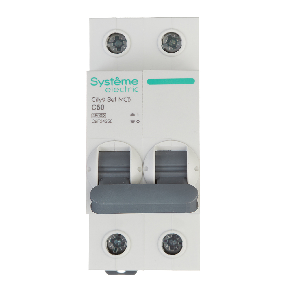 ������ ������ �������������� ����������� ��������� Systeme Electric City9 Set 2P 50� ��� C 4,5 �� 230 � (C9F34250)   ����