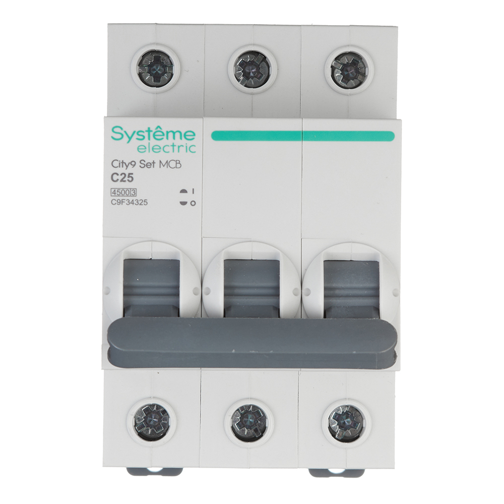 ������ ������ �������������� ����������� ��������� Systeme Electric City9 Set 3P 25� ��� C 4,5 �� 230 � (C9F34325)   ����