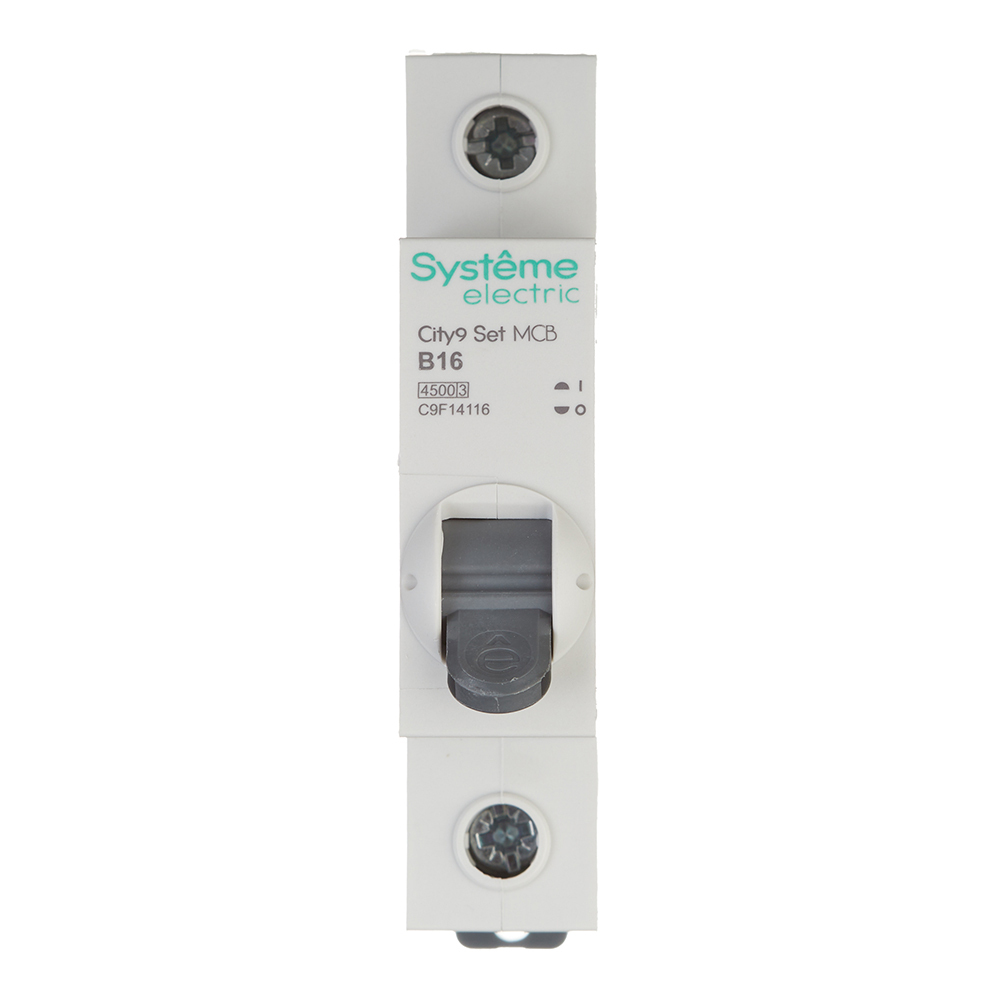 ������ ������ �������������� ����������� ��������� Systeme Electric City9 Set 1P 16� ��� B 4,5 �� 230 � (C9F14116)   ����
