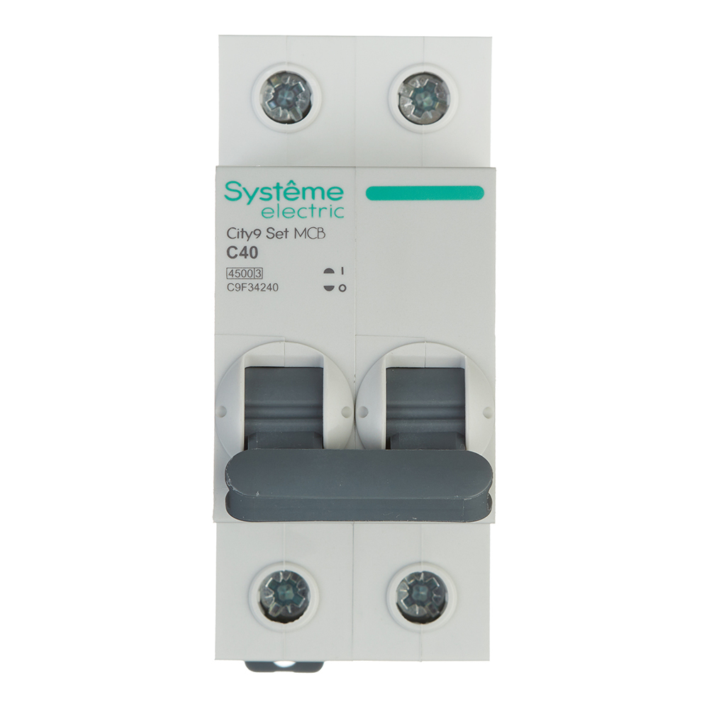 ������ ������ �������������� ����������� ��������� Systeme Electric City9 Set 2P 40� ��� C 4,5 �� 230 � (C9F34240)   ����
