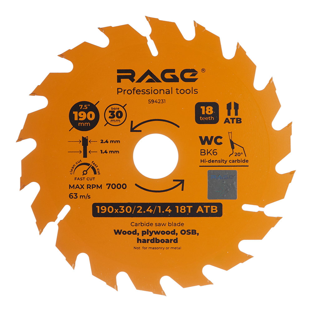 ������ ������ ���� ������� �� ������ Rage by Vira Fast cut 190�30 �� 18 ������ (594231)   ����