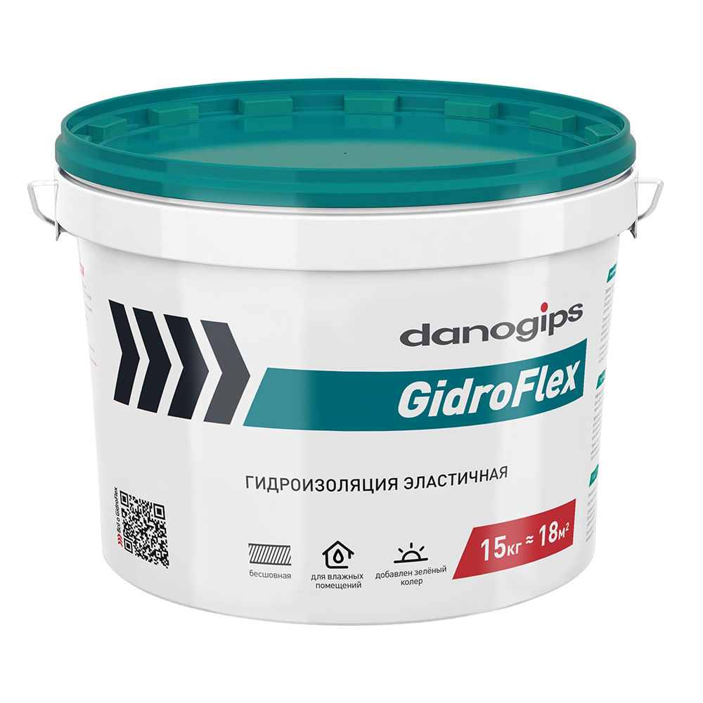 ������ ������ ������������� ���������� Danogips GidroFlex ��������� 15 ��   ����