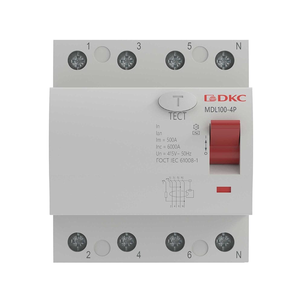 ������ ������ ��� DKC Yon Max 63� 3P+N ��� AC 300 �� 10 �� (MDL100-4P4-63-AC)   ����