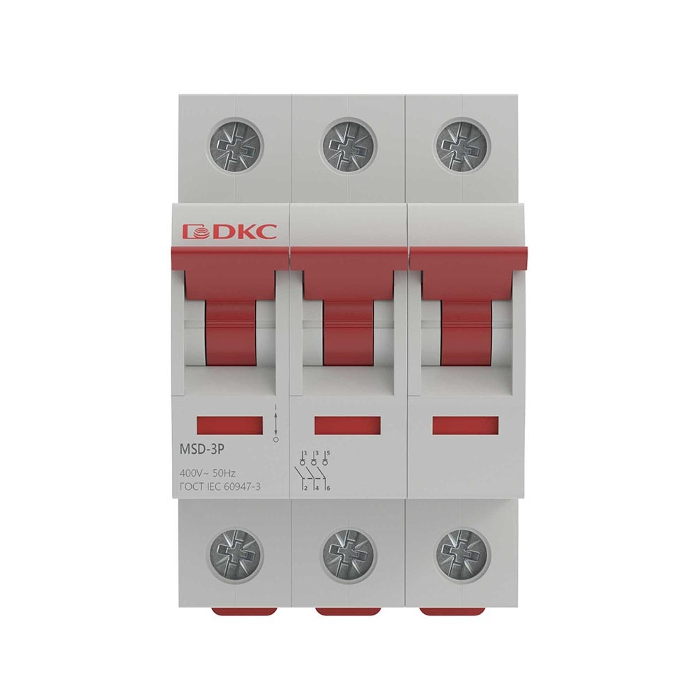 ������ ������ ����������� �������� DKC Yon Max MSD 3P 40� 400 � �� DIN-����� (MSD-3P40)   ����