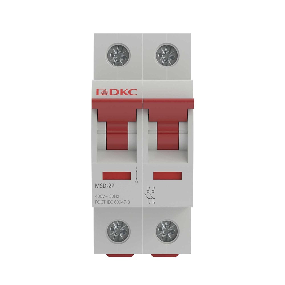 ������ ������ ����������� �������� DKC Yon Max MSD 2P 63� 400 � �� DIN-����� (MSD-2P63)   ����