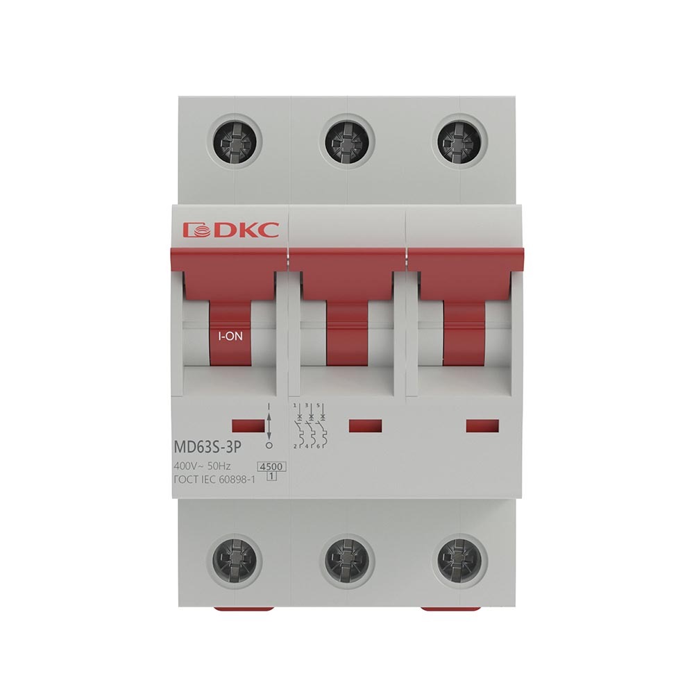 ������ ������ �������������� ����������� ��������� DKC Yon Max MD63S 3P 10� ��� C 4,5 �� 400 � (MD63S-3PC10)   ����
