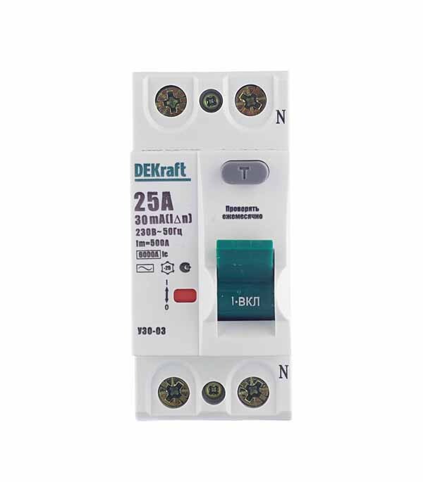������ ������ ��� Dekraft ���-03 25� 1P+N ��� AC 30 �� 6 �� (14207DEK)   ����
