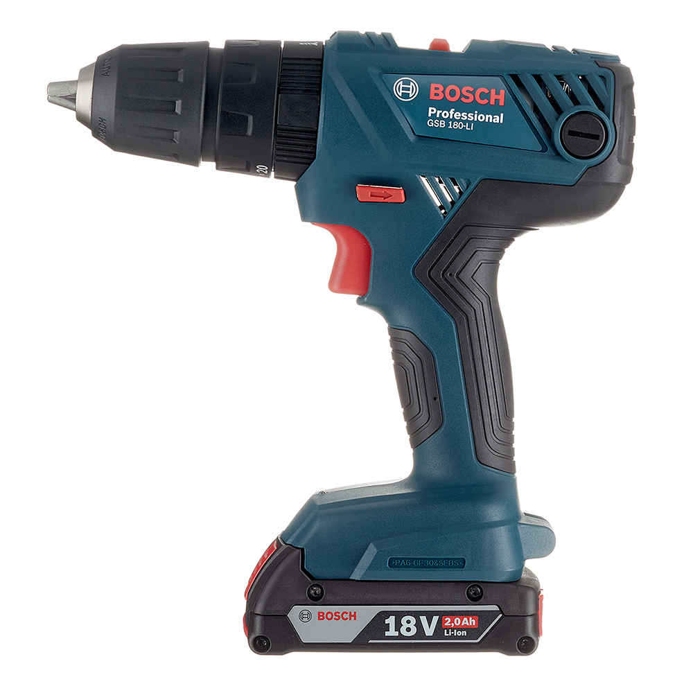 ������ ������ �����-���������� ������� �������������� Bosch GSB 180-LI 18 � 2 �� Li-Ion 2 ��� � �� (06019F8323)   ����