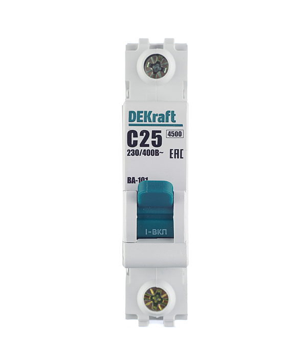 ������ ������ �������������� ����������� ��������� Dekraft BA-101 1P 25� ��� C 4,5 �� 230/400 � (11056DEK)   ����