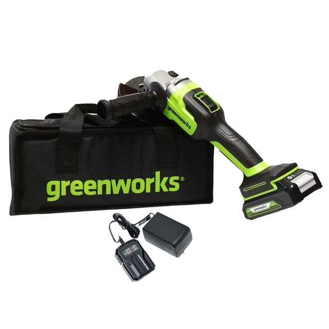 ������ ������ ���������� ������� GREENWORKS 3200207UA 125 �� 24� Li-Ion 2,0�� 1���   ����