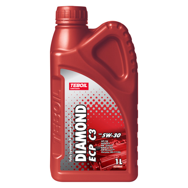 ������ ������ ����� �������� TEBOIL DIAMOND ECP C3 5W-30 1�   ����