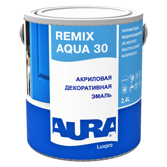 ������ ������ ����� ��������� AURA LUXPRO REMIX AQUA 30 2,4�, ���.4607003915797   ����