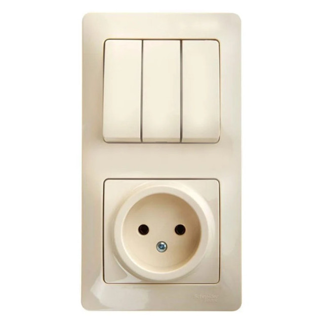 ������ ������ ���� 3-��������� ����������� � ������� SYSTEME ELECTRIC Glossa �/� �������   ����