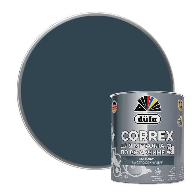 ������ ������ �����-����� DUFA Correx 3�1 RAL-7024 ����� ������� 0,75�, ���. ��00-014767   ����