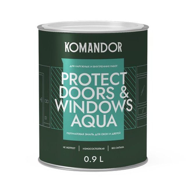 ������ ������ ����� KOMANDOR Protect Doors&Windows ���� � ��� ���� 0,9 � ����������,���.S1313003001   ����