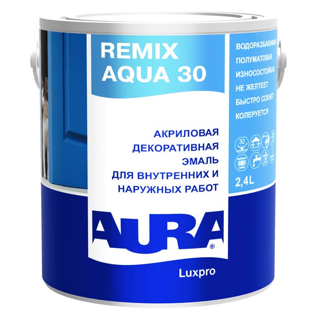 ������ ������ ����� ��������� AURA LUXPRO REMIX AQUA 30 ������ TR 2,4 �, ���.4607003911928   ����