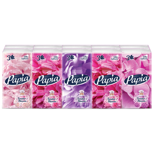 ������ ������ ������ ������� PAPIA Tender Bloom 3-������� 10�� 10��.   ����