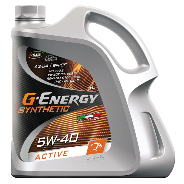 ������ ������ ����� �������� G-ENERGY Synthetic Active 5W-40 4�   ����