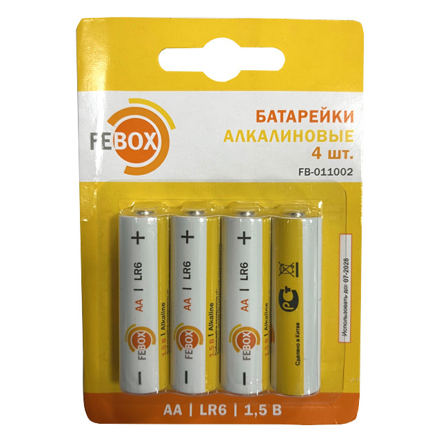 ������ ������ ��������� FEBOX ����������� LR6 AA 1,5� ������� 4��   ����