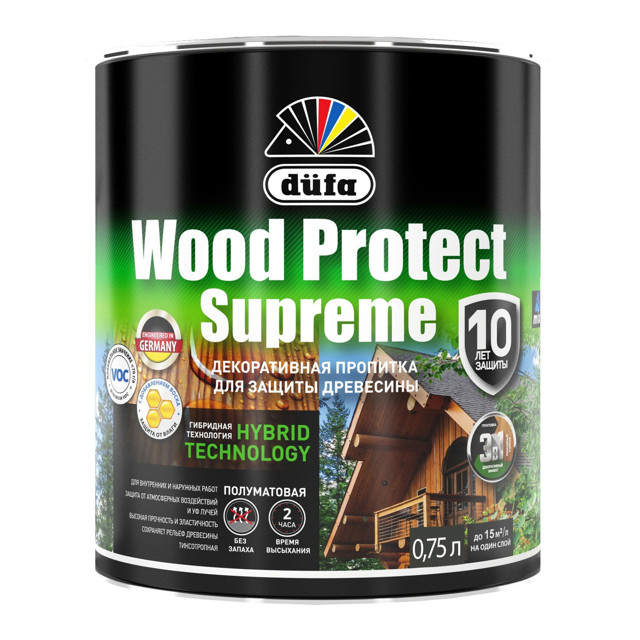 ������ ������ �������� �������������� DUFA Wood Protect Supreme 0,75� ����������, ���.��00-008333   ����