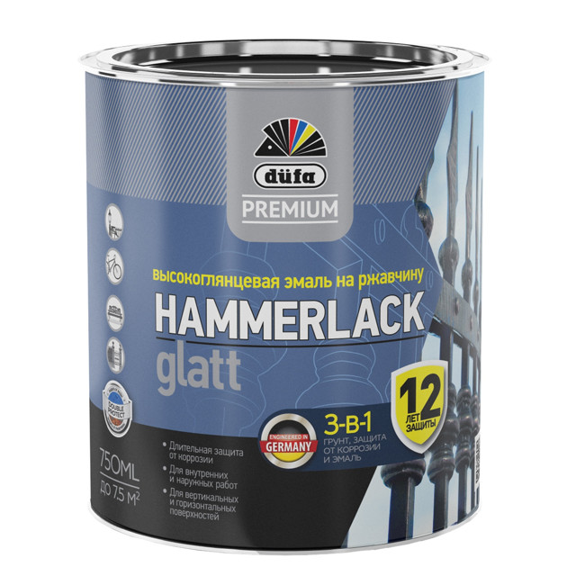 ������ ������ ����� �������� DUFA Hammerlack �� �������� 0,75� RAL 6005 ������� ���, ���.�0000006417   ����