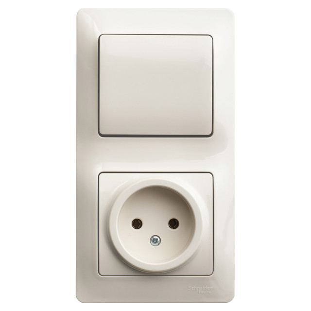 ������ ������ ���� 1-��������� ����������� � ������� SYSTEME ELECTRIC Glossa �/� �������   ����