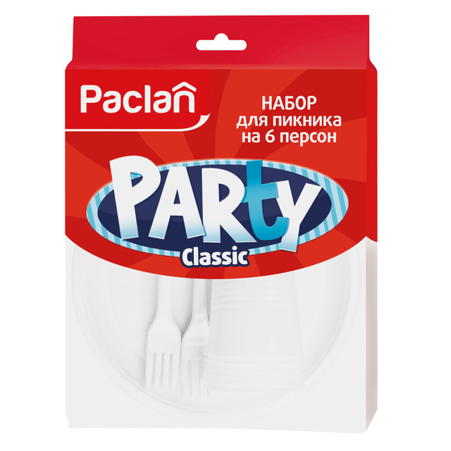 ������ ������ ����� PACLAN Party Classic: �����,������,������� 16,5�� ������� �� 6 ������   ����