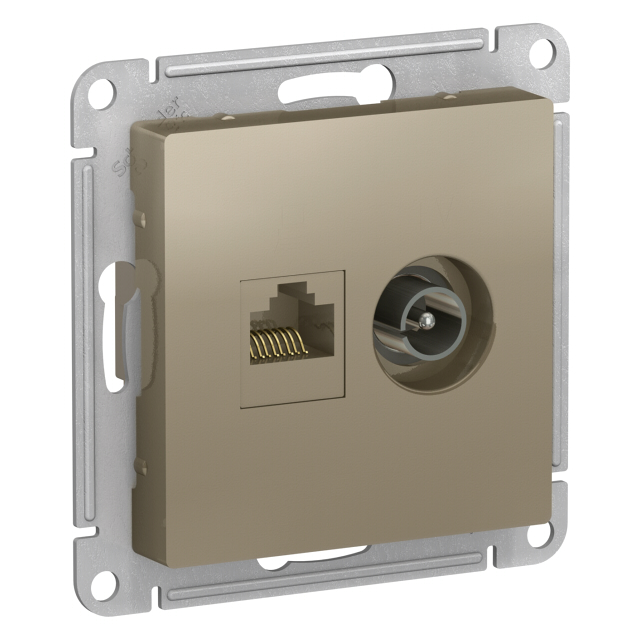 ������ ������ ������� ������� ������������� � ������������ Atlas Design RJ45+tv ��������� 5 �������   ����