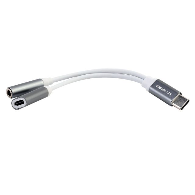 ������ ������ ������� ����+������� ERGOLUX ELX-CSA02-C01 12�� Type-C 2 Type-� 3.5�� �����   ����