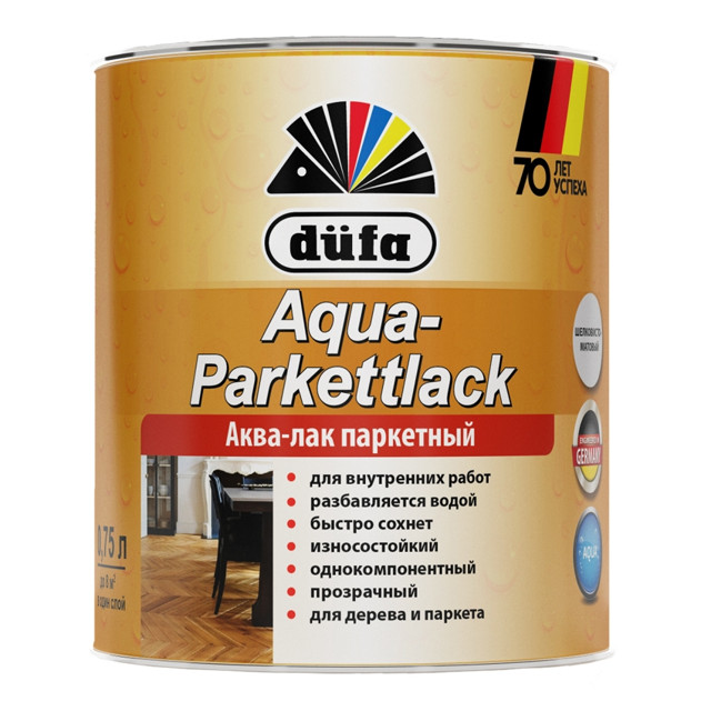 ������ ������ ��� �/� ��������� DUFA Aqua Parkettlack 0,75� �����������, ���.��000000918   ����