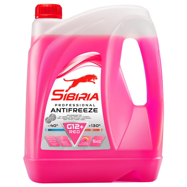 ������ ������ �������� SIBIRIA Antifreeze G12+ ������� 5��   ����