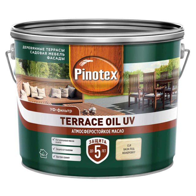 ������ ������ ����� ��� ������ PINOTEX Terrace Oil UV ���� CLR 9� ����������, ���.50035043   ����
