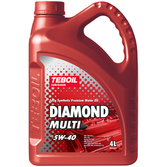 ������ ������ ����� �������� TEBOIL DIAMOND MULTI 5W-40 4�   ����
