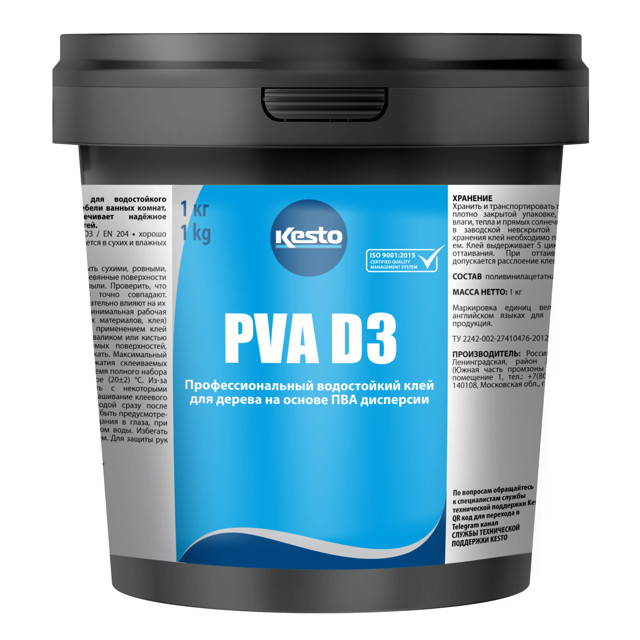 ������ ������ ���� ��� ����������� KESTO PVA D3 �������� �300 1��, ���.80638   ����