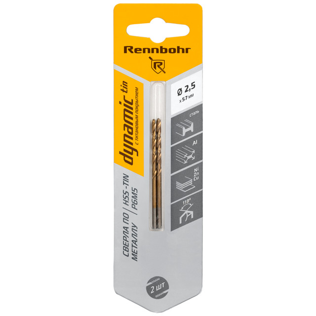 ������ ������ ������ �� ������� RENNBOHR DYNAMIC-TIN 2,5�57�� 2��   ����