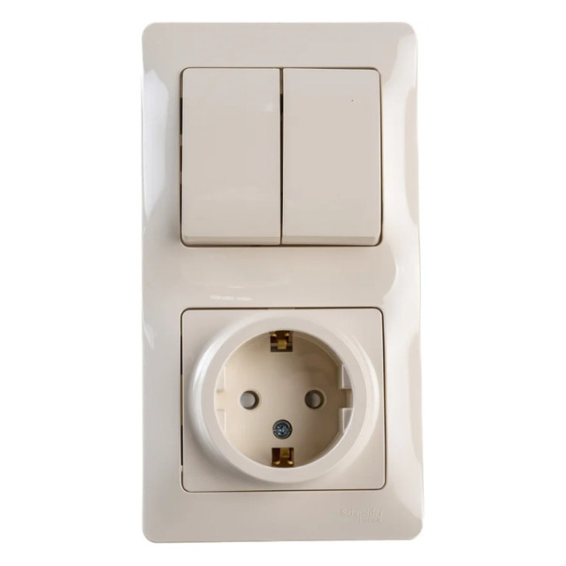 ������ ������ ���� 2-��������� ����������� � ������� SYSTEME ELECTRIC Glossa c/� �������   ����