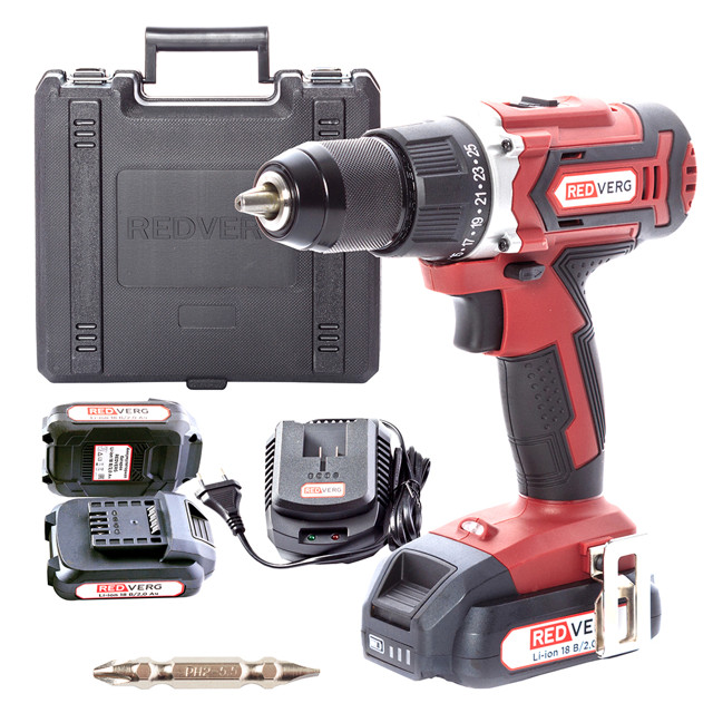 ������ ������ �����-���������� REDVERG RD-S18/U 18� 45�� Li-Ion 2�� 2 ���   ����