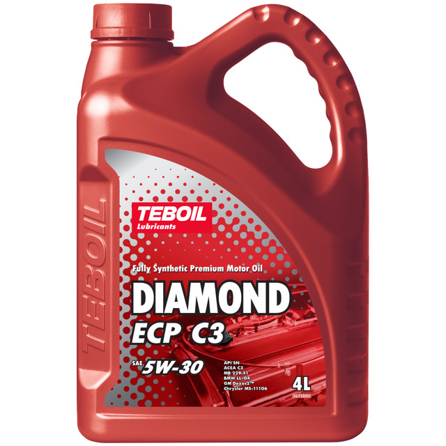 ������ ������ ����� �������� TEBOIL DIAMOND ECP C3 5W-30 4�   ����