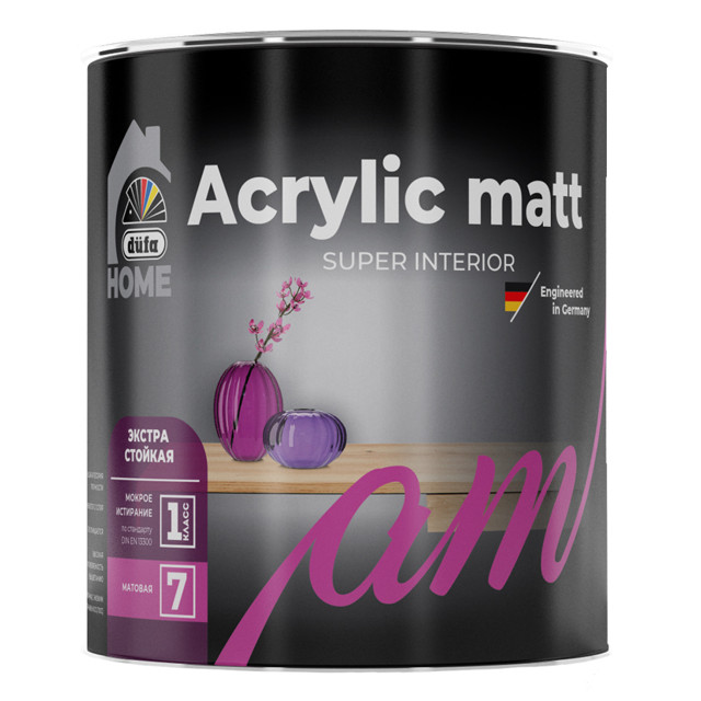 ������ ������ ������ �/� DUFA Home Acrylic matt  ����1  ��� ���� � �������� 0,9� �����, ���. ��00-009865   ����