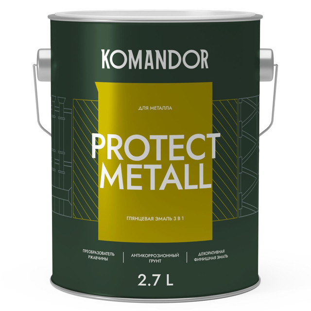 ������ ������ �����-����� �� ������� KOMANDOR Protect Metall ���� � 2,7 � ��������� ����������, ���.S1312003003   ����