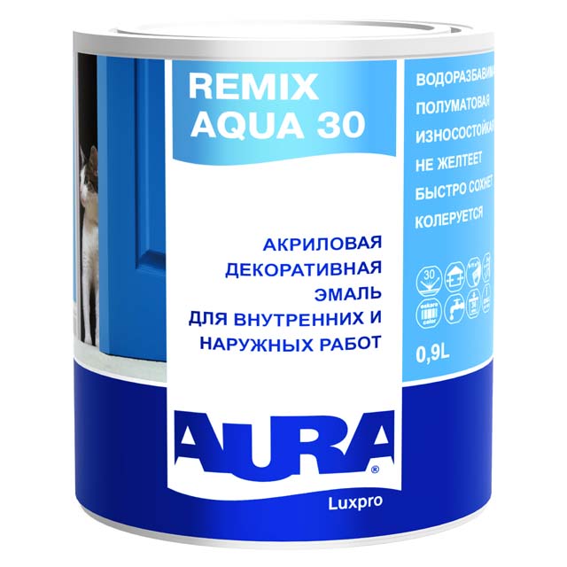 ������ ������ ����� ��������� AURA LUXPRO REMIX AQUA 30 ������ TR 0,9 �, ���.4607003911911   ����