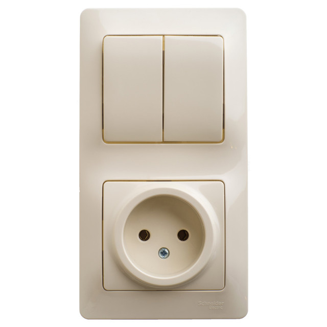 ������ ������ ���� 2-��������� ����������� � ������� SYSTEME ELECTRIC Glossa �/� �������   ����
